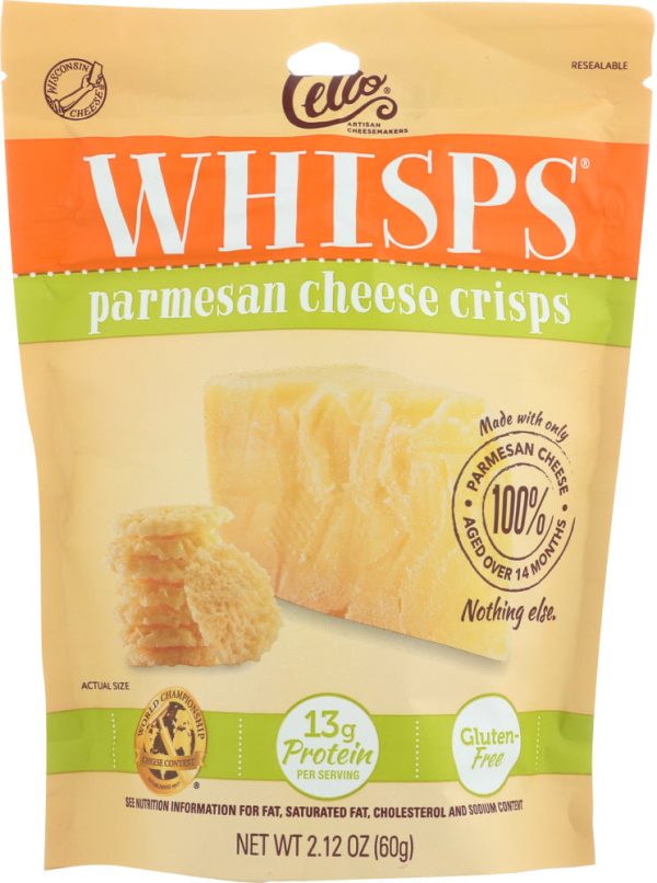 CELLO: Whisps Cheese Crisps Parmesan, 2.12 oz Online Sale