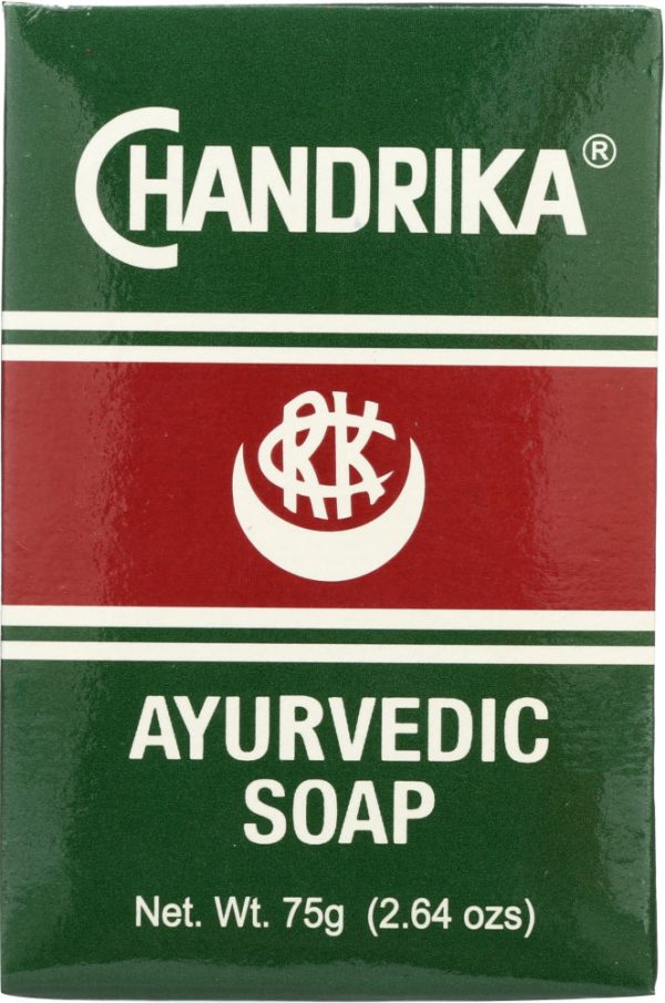 CHANDRIKA: Ayurvedic Soap Bar Herbal and Vegetable Soap, 2.64 oz on Sale