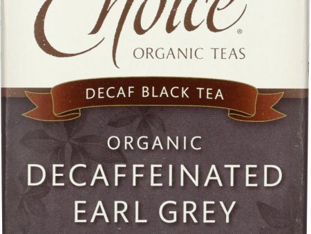 CHOICE TEA: Decaffeinated Earl Grey Tea, 16 bg on Sale