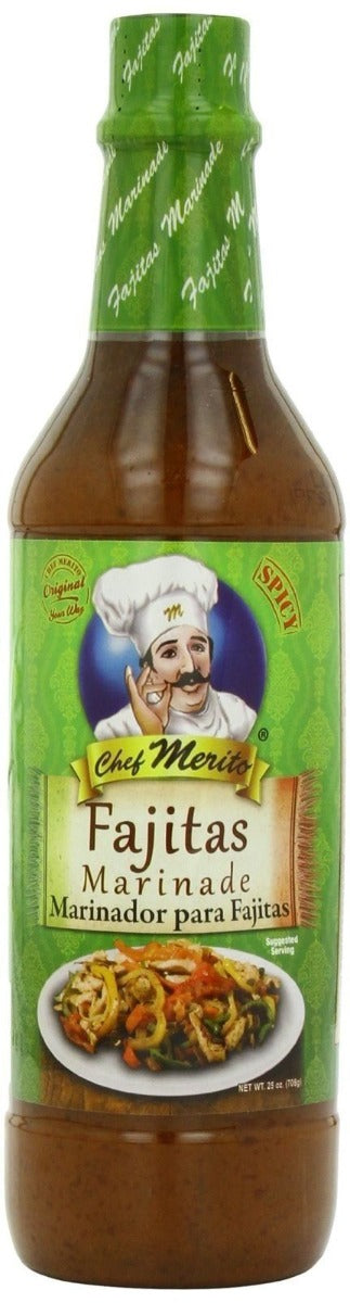 CHEF MERITO: Fajitas Marinade, 25 oz Online