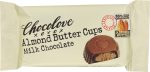 CHOCOLOVE: Almond Butter Cups Milk Chocolate, 1.2 oz on Sale