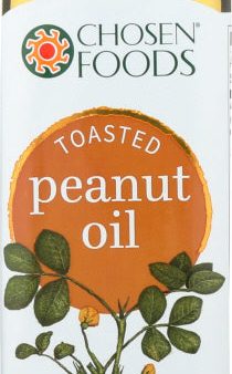 CHOSEN FOODS: Toasted Peanut Oil, 8.4 fl oz Cheap