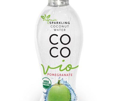 COCO VIO: Sparkling Coconut Water Pomegranate, 13.5 fo Online Hot Sale