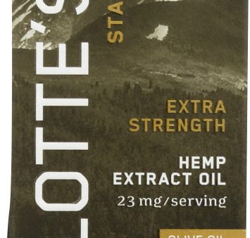 CHARLOTTES WEB: Oil Olive Extra Strength, 1 oz Online Hot Sale