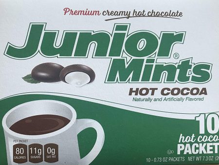 COCOA HOT TOOTSIE ROLL: Hot Cocoa Junior Mints Pack, 10 pc For Sale