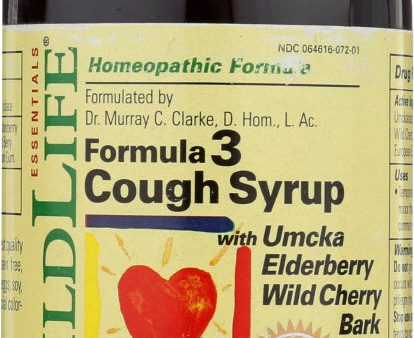 CHILD LIFE: Cough Syrup Formula 3 Berry Natural Flavor, 4 oz Online now