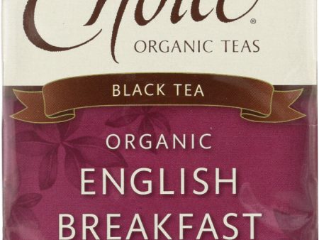 CHOICE TEA: Organic English Breakfast Tea, 16 bg For Sale