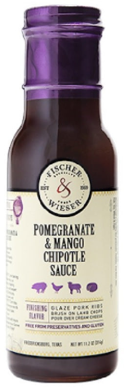 FISCHER & WIESER: Chipotle Sauce Pomegranate and Mango, 11.2 oz For Discount