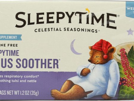 CELESTIAL SEASONINGS: Sleepytime Sinus Soother Wellness Tea, 20 Tea BaGs Cheap