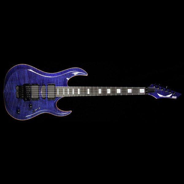 Used Dean USA Michael Angelo Batio Signature Electric Guitar Trans Blue Online