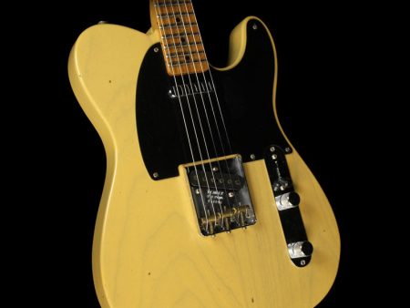 Fender Custom Shop 1953 Esquire Roasted Ash Heavy Relic Electric Guitar Butterscotch Blonde on Sale