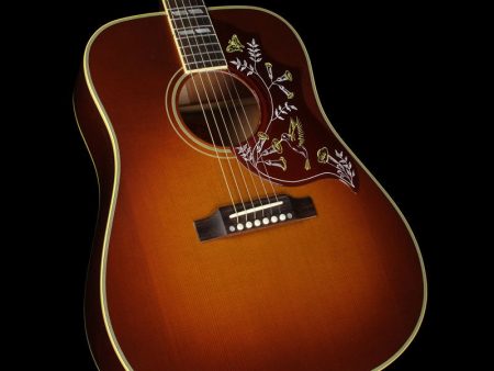 Used 2016 Gibson Montana Hummingbird Vintage Sitka Spruce Acoustic Guitar Vintage Cherry Sunburst For Cheap