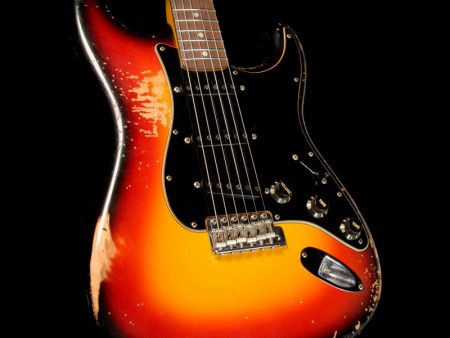 Fender Custom Shop 70 s Stratocaster Masterbuilt Paul Waller 3-Tone Sunburst Heavy Relic Discount