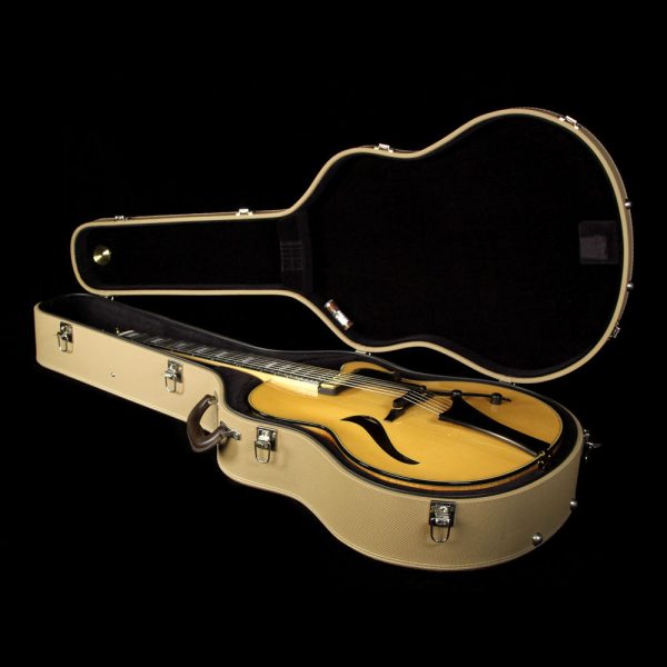 Used Hofner Jazzica Custom Archtop Electric Guitar Natural For Sale