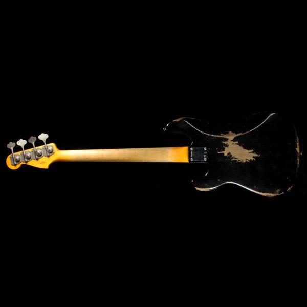 Fender Custom Shop  60s Precision Bass Black Heavy Relic Supply