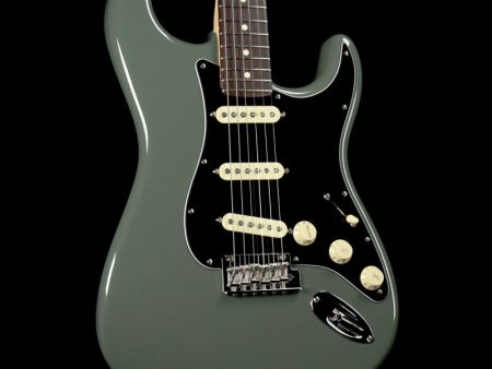 Fender American Pro Stratocaster Olive Green 2017 on Sale