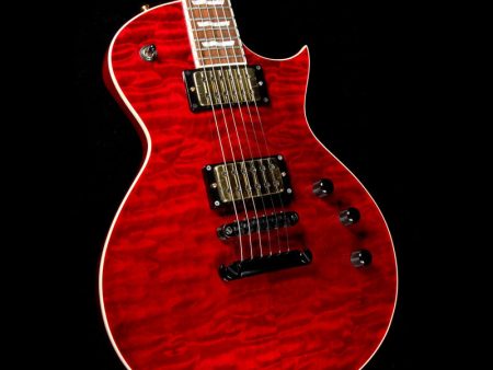 Used 2006 ESP Eclipse II Electric Guitar Transparent Red Online Sale