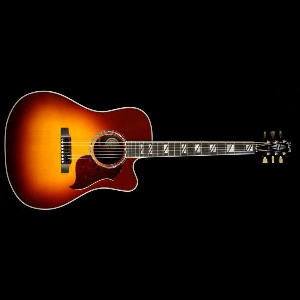 Used Gibson Montana Songwriter Cutaway Progressive Acoustic-Electric Guitar Autumn Burst on Sale