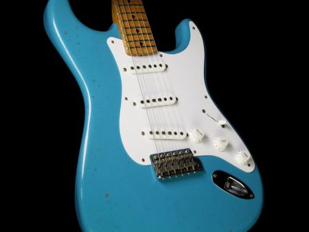 Fender Custom Shop  56 Stratocaster Journeyman Relic Electric Guitar Taos Turquoise For Discount