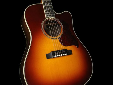 Used Gibson Montana Songwriter Cutaway Progressive Acoustic-Electric Guitar Autumn Burst on Sale