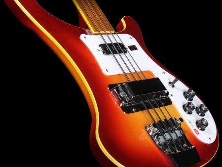 Used 2007 Rickenbacker 4003FL Fretless Color Of The Year Edition Electric Bass Guitar Amber Fireglo Online now