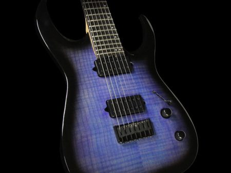 Used Jackson Pro Series Misha Mansoor Juggernaut HT7FM Electric Guitar Ocean Burst For Sale