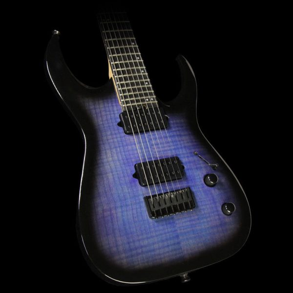 Used Jackson Pro Series Misha Mansoor Juggernaut HT7FM Electric Guitar Ocean Burst For Sale